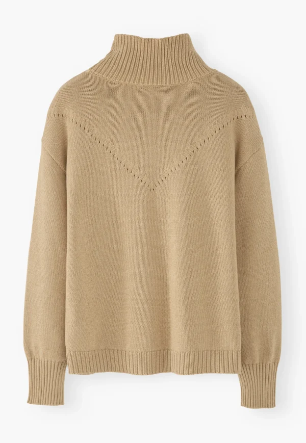 Women Wrap London Knitwear*High-Neck Sweater