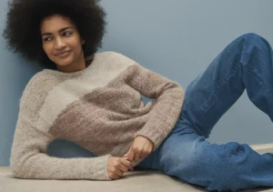 Women Wrap London Knitwear*Intarsia Sweater