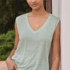 Women Wrap London Jersey Tops*Jersey Tank
