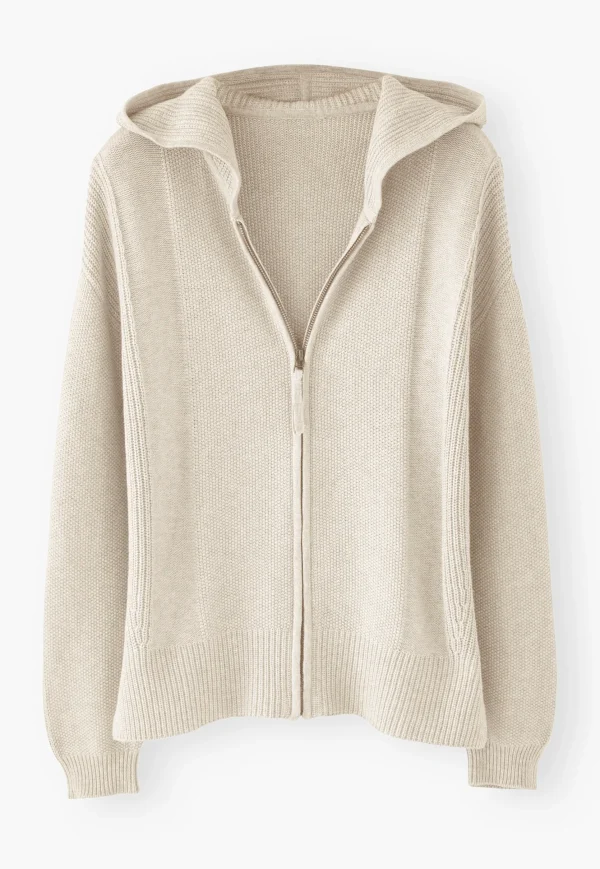 Women Wrap London Knitwear*Knitted Hoodie
