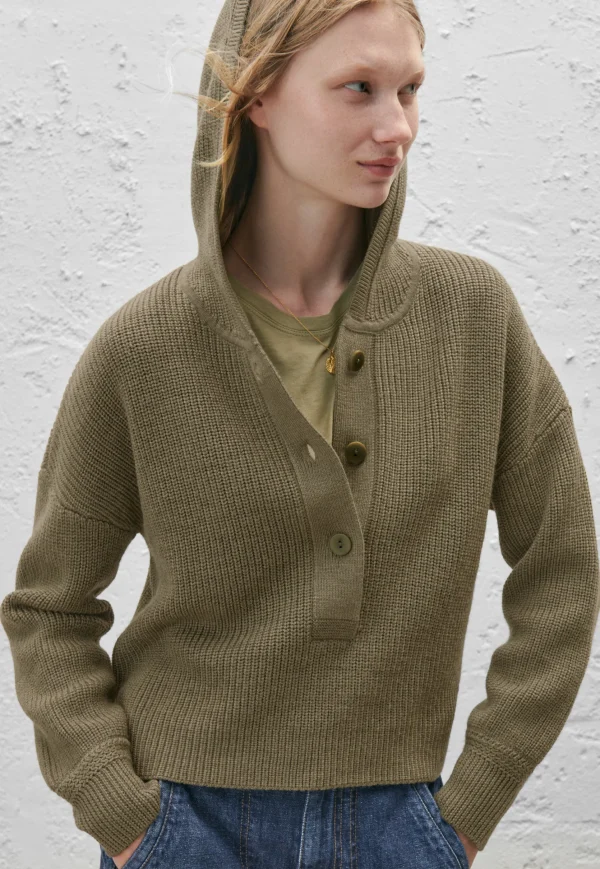 Women Wrap London Knitwear*Knitted Hoodie