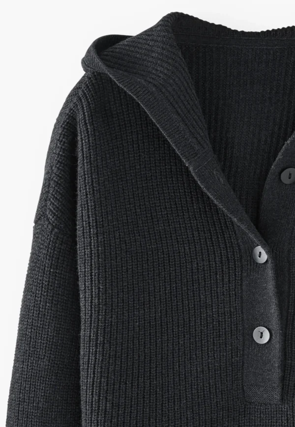 Women Wrap London Knitwear*Knitted Hoodie