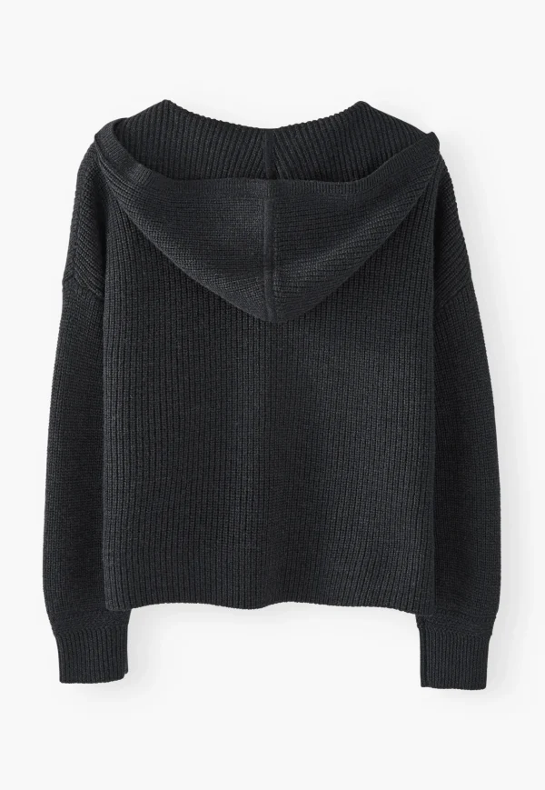 Women Wrap London Knitwear*Knitted Hoodie