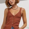 Women Wrap London Knitwear*Knitted-Rib Vest