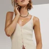 Women Wrap London Knitwear*Knitted-Rib Vest