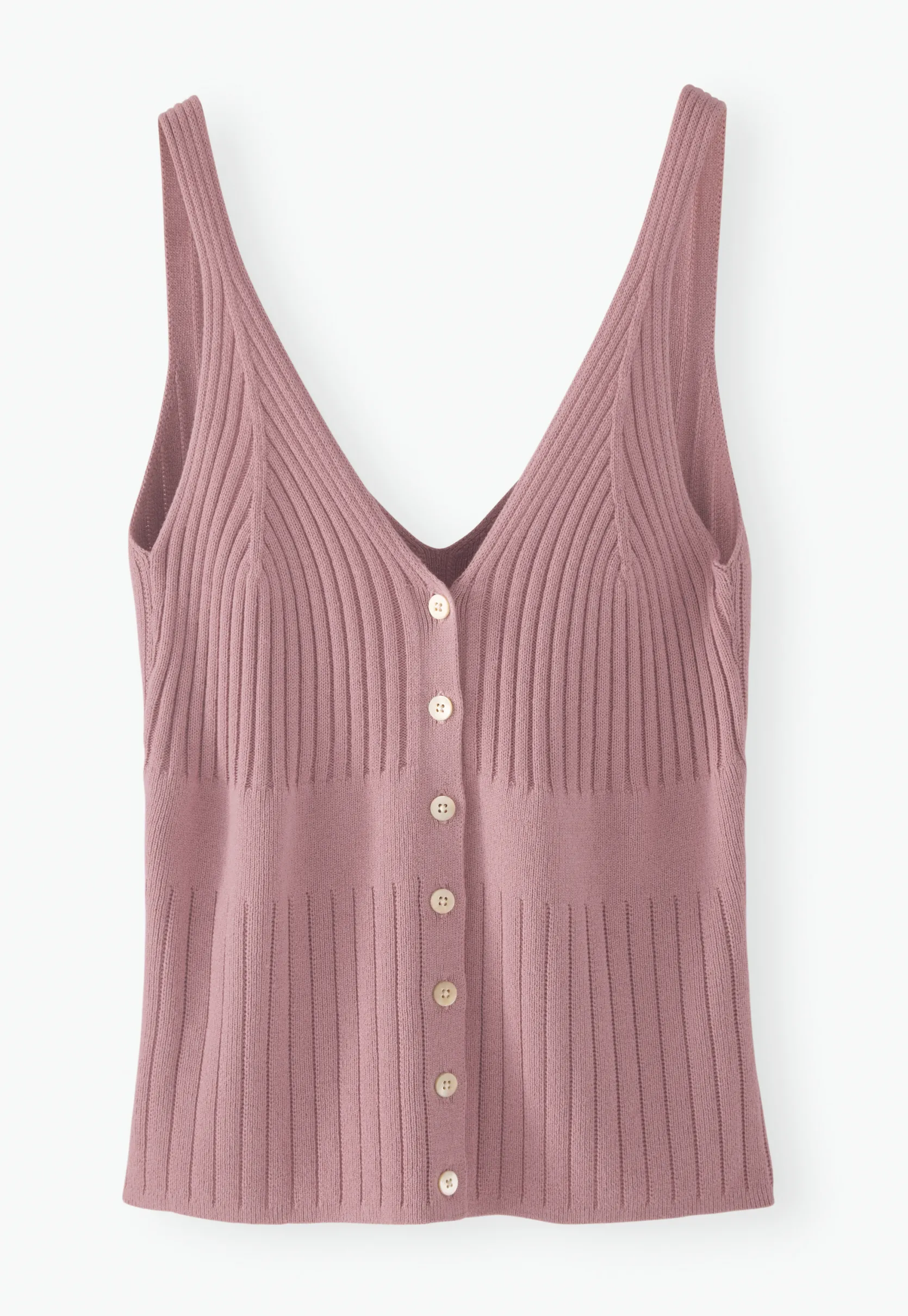 knittedrib_vest_2.webp Women Wrap London Knitwear*Knitted-Rib Vest