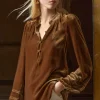 Women Wrap London Shirts & Tops*Lace-Sleeve Blouse