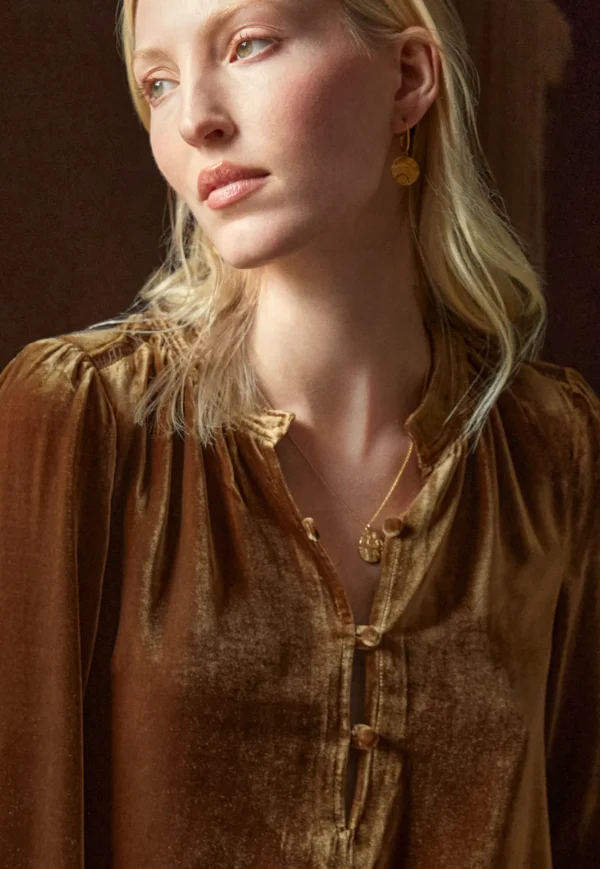 Women Wrap London Shirts & Tops*Lace-Sleeve Blouse