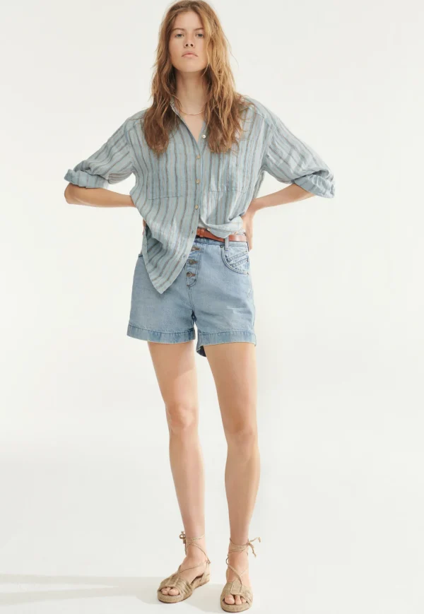 Women Wrap London Shirts & Tops*Oversized Striped Shirt