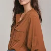 Women Wrap London Shirts & Tops*Pintuck Detail Shirt