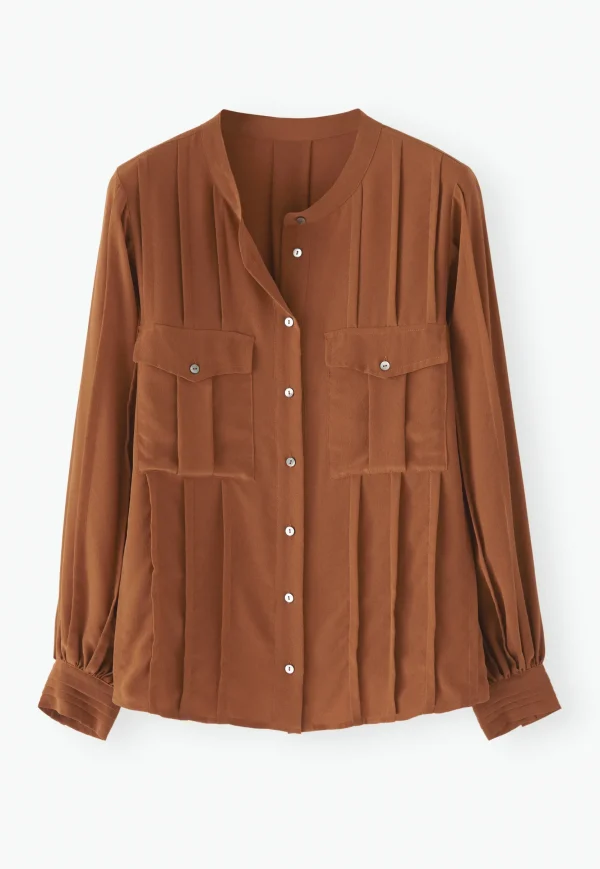Women Wrap London Shirts & Tops*Pintuck Detail Shirt