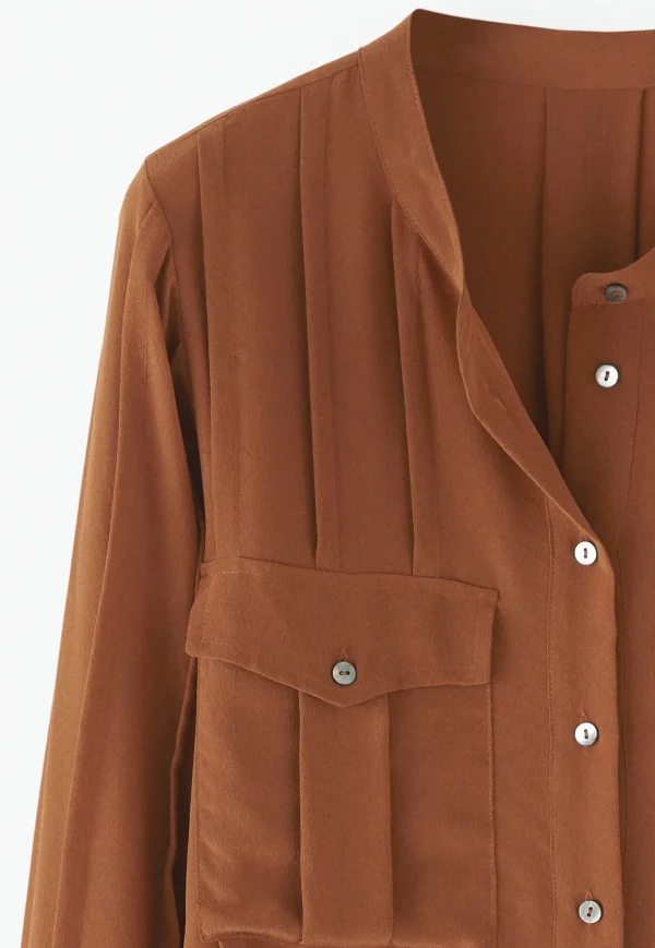 Women Wrap London Shirts & Tops*Pintuck Detail Shirt