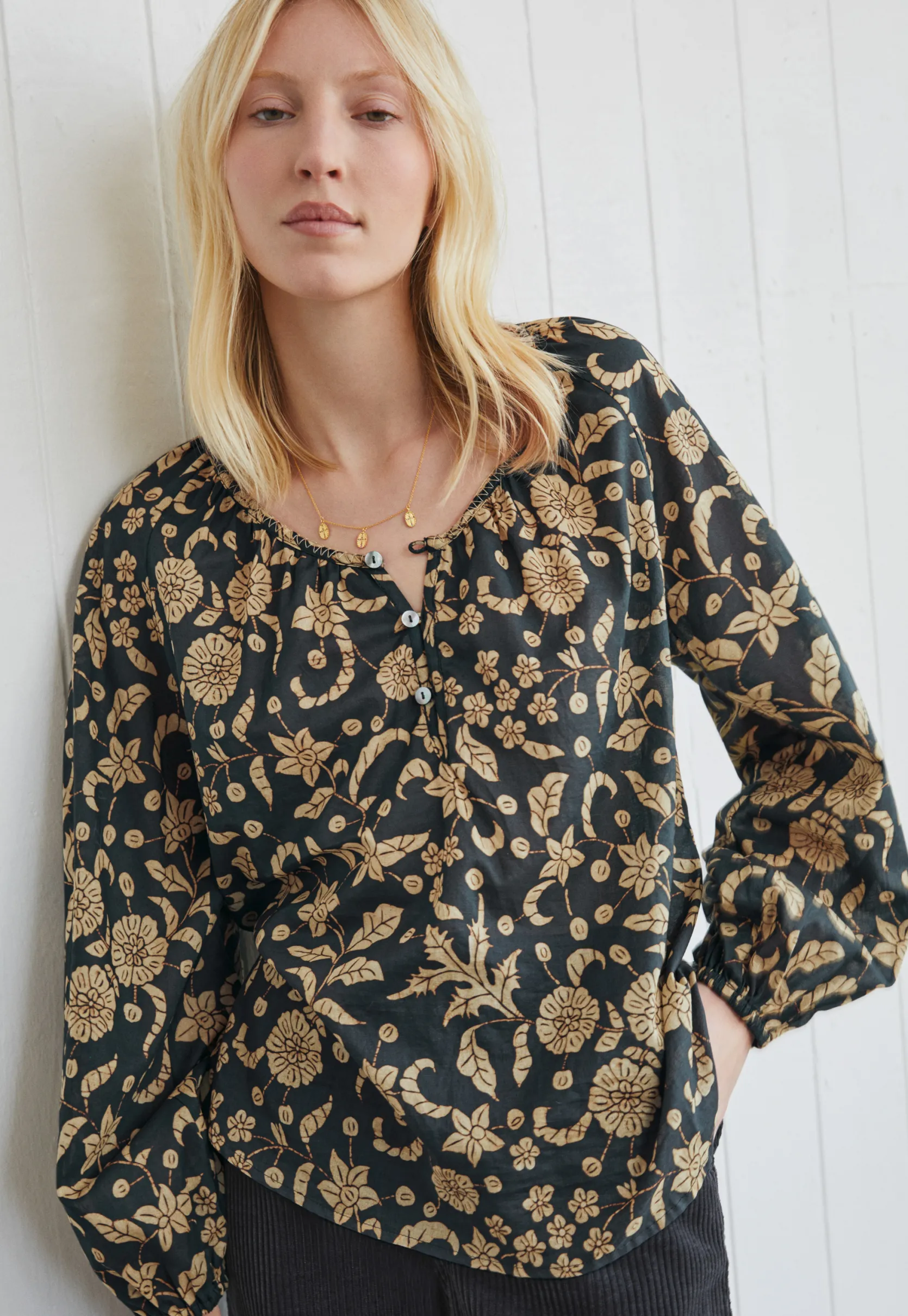 printed_blouse_0-6.webp Women Wrap London Shirts & Tops*Printed Blouse