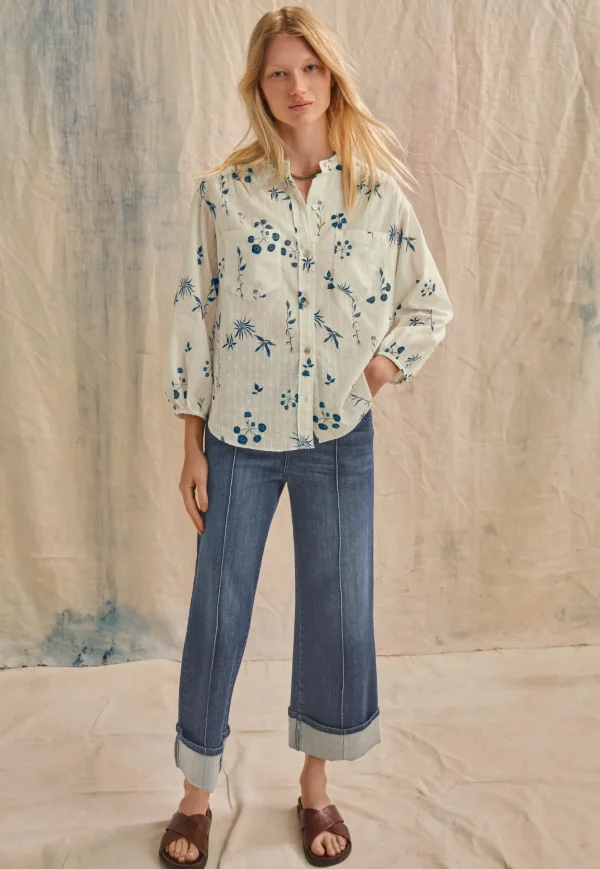 Women Wrap London Shirts & Tops*Printed Boyfriend Shirt