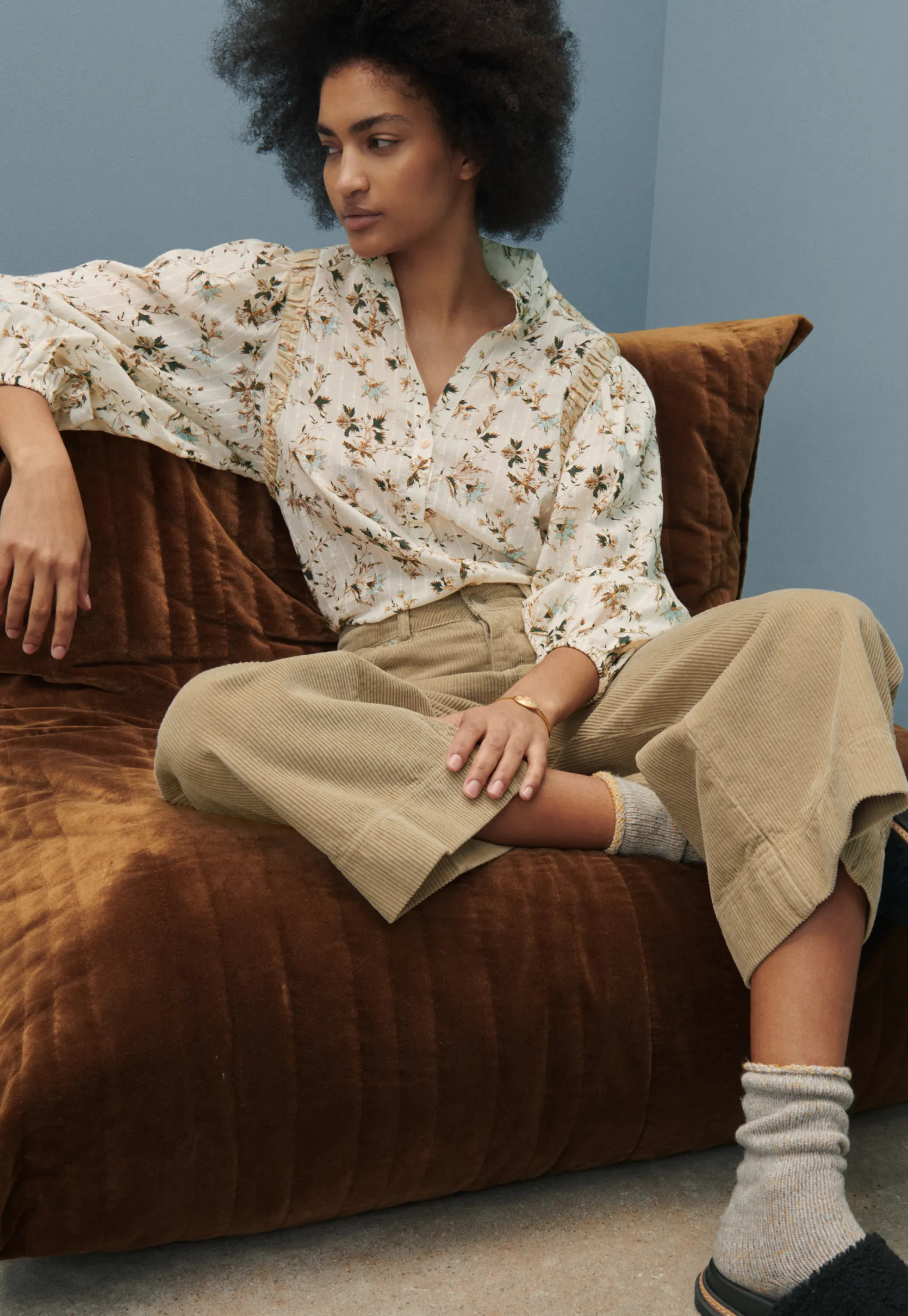 printed_highneck_blouse_3.webp Women Wrap London Shirts & Tops*Printed High-Neck Blouse