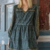 Women Wrap London Dresses & Skirts*Printed Notch-Neck Dress