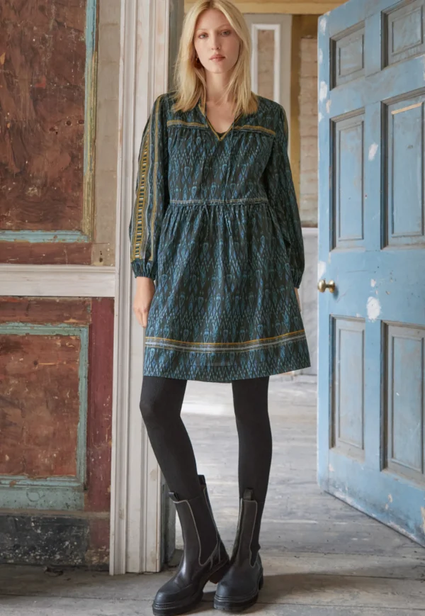 Women Wrap London Dresses & Skirts*Printed Notch-Neck Dress