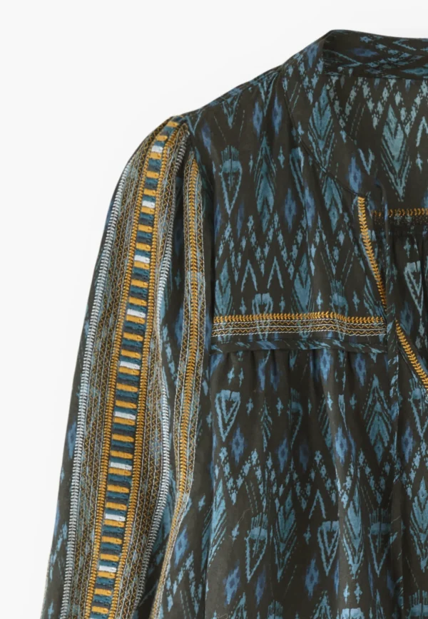 Women Wrap London Dresses & Skirts*Printed Notch-Neck Dress