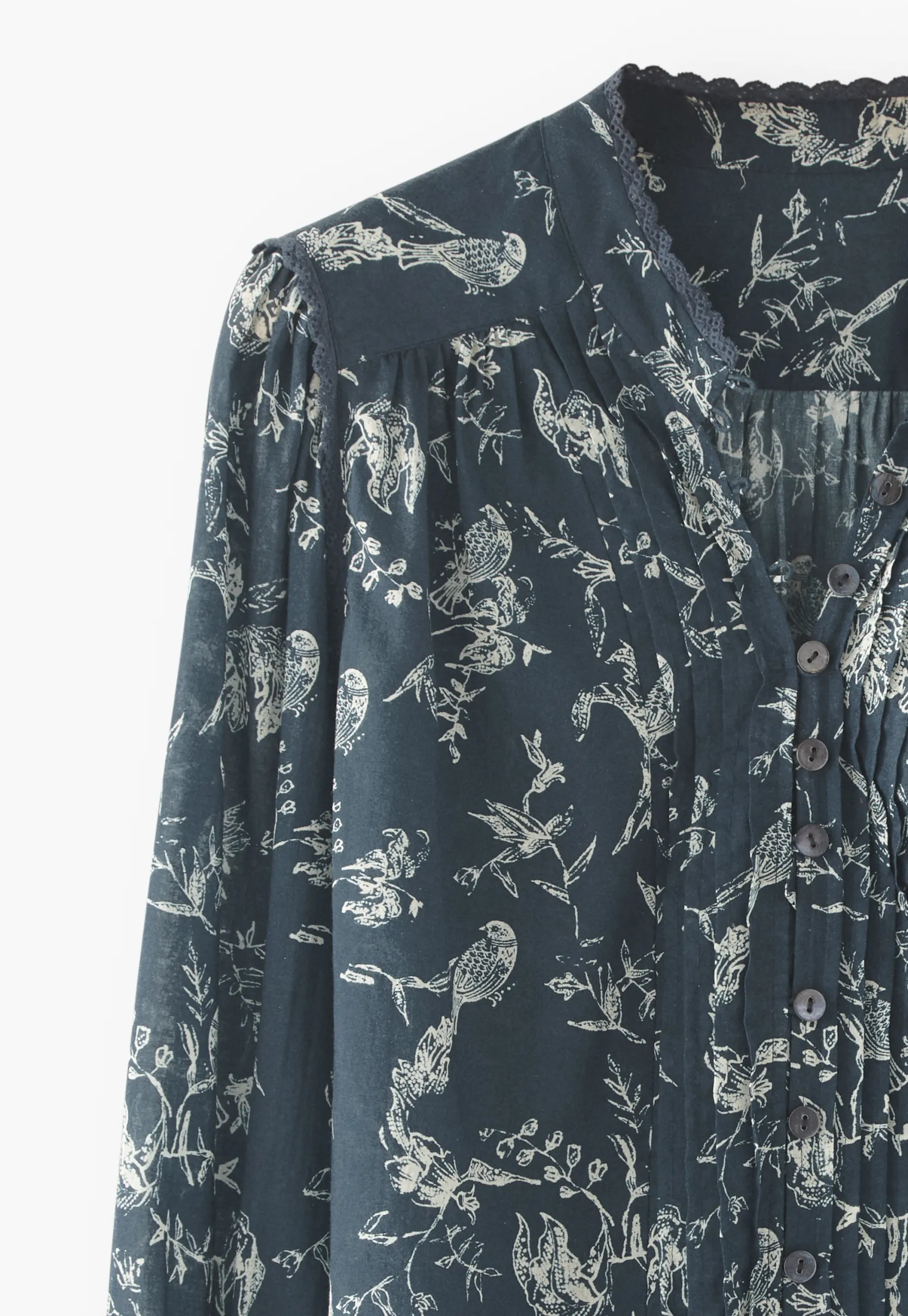 printed_peasant_blouse_4.webp Women Wrap London Shirts & Tops*Printed Peasant Blouse
