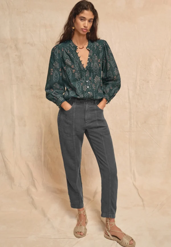 Women Wrap London Shirts & Tops*Printed Pleat Detail Blouse
