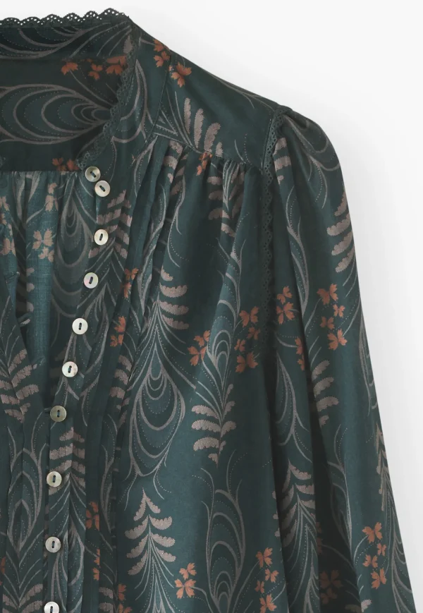 Women Wrap London Shirts & Tops*Printed Pleat Detail Blouse