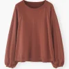 Women Wrap London Jersey Tops*Raglan Top