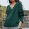 Women Wrap London Knitwear*Rib-Stitch Sweater