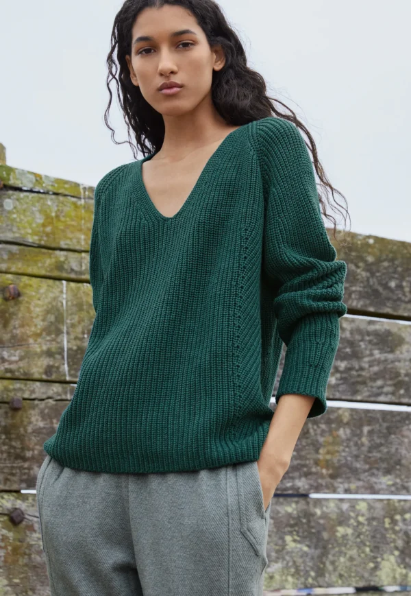 Women Wrap London Knitwear*Rib-Stitch Sweater
