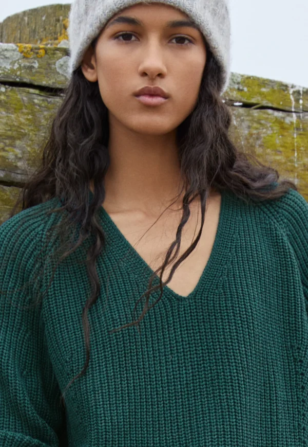Women Wrap London Knitwear*Rib-Stitch Sweater