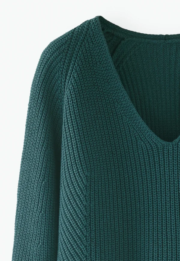Women Wrap London Knitwear*Rib-Stitch Sweater