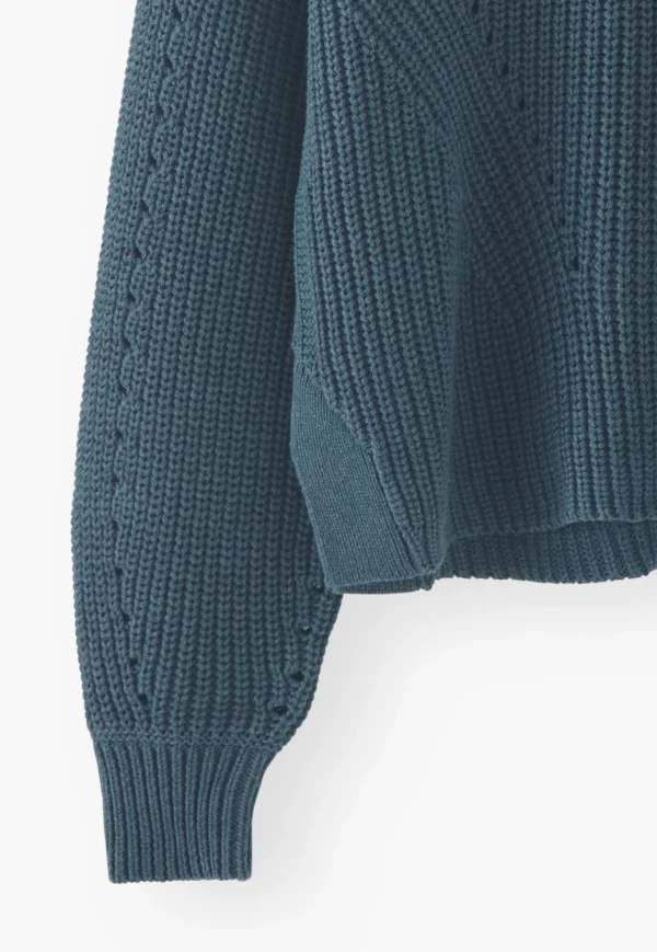 Women Wrap London Knitwear*Rib-Stitch Sweater