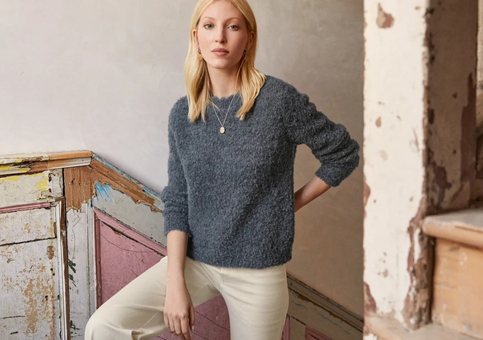 roundneck_sweater_0-1.webp Women Wrap London Knitwear*Round-Neck Sweater