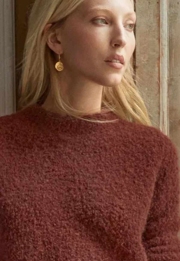 Women Wrap London Knitwear*Round-Neck Sweater