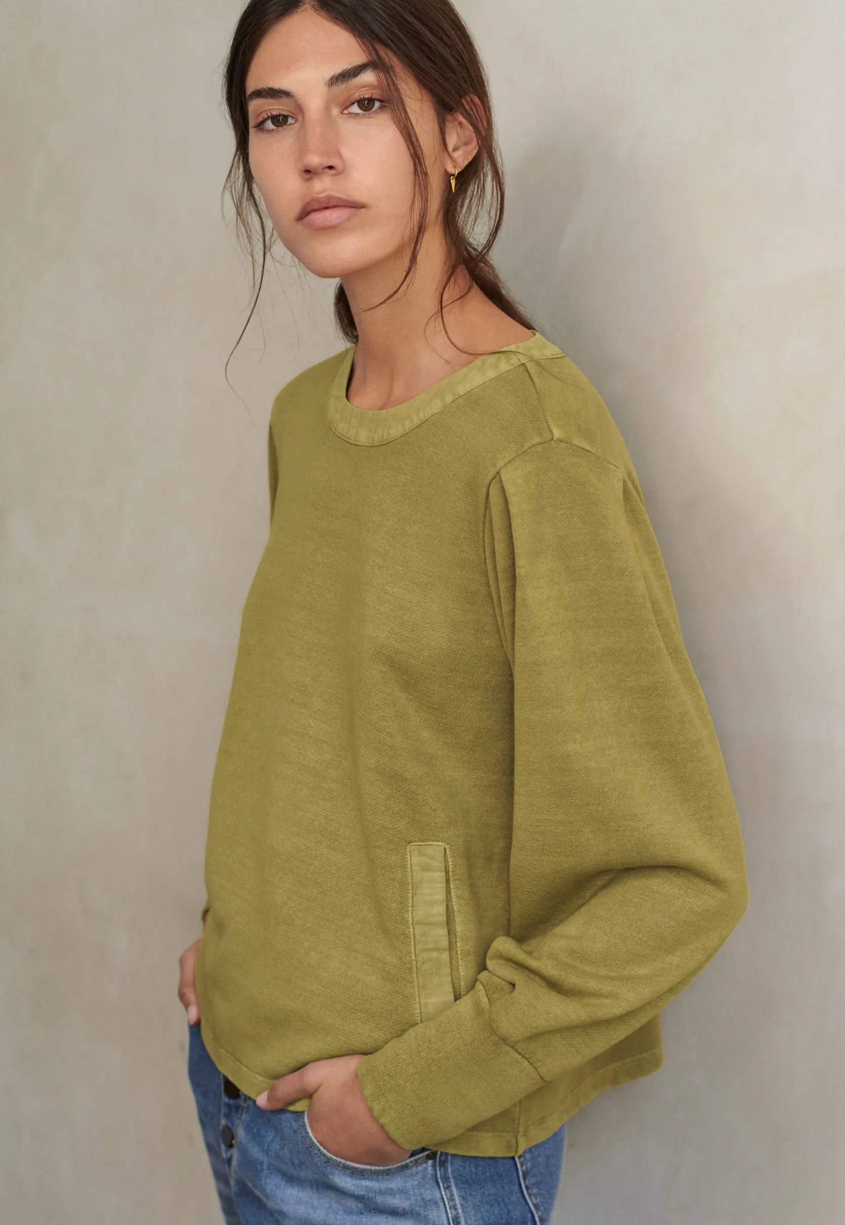 roundneck_sweatshirt_0.webp Women Wrap London Jersey Tops*Round-Neck Sweatshirt
