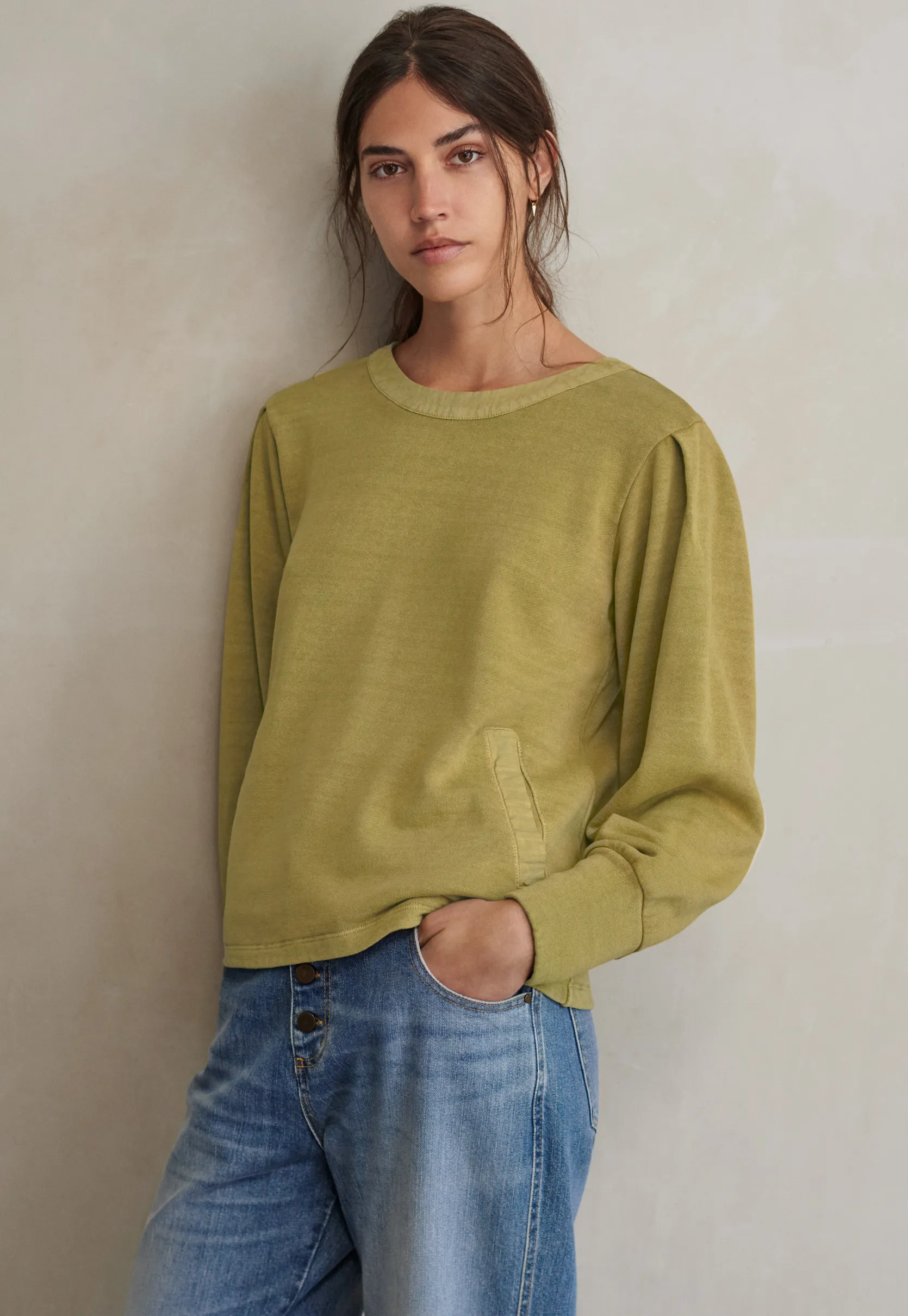 roundneck_sweatshirt_1.webp Women Wrap London Jersey Tops*Round-Neck Sweatshirt