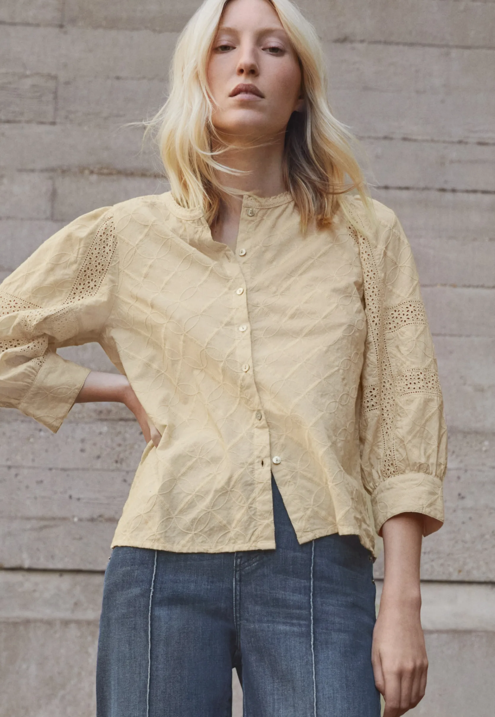 schiffli_blouse_0.webp Women Wrap London Shirts & Tops*Schiffli Blouse