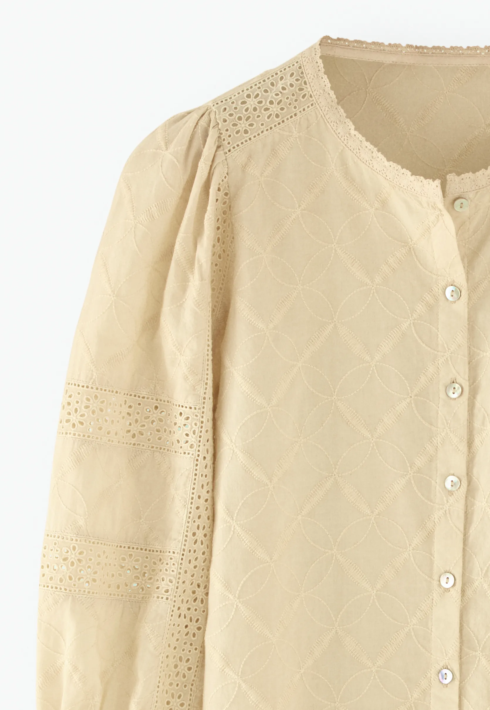 schiffli_blouse_5.webp Women Wrap London Shirts & Tops*Schiffli Blouse