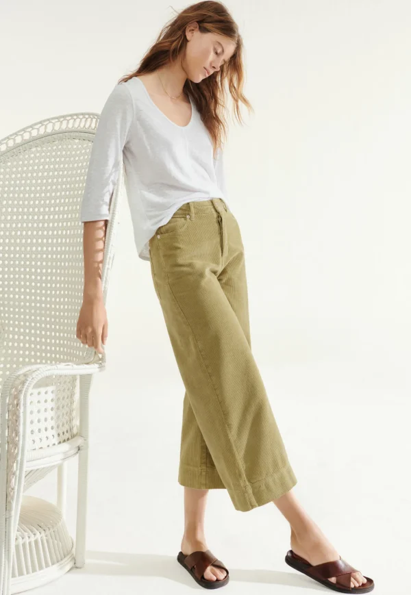 Women Wrap London Jersey Tops*Scoop-Neck Top