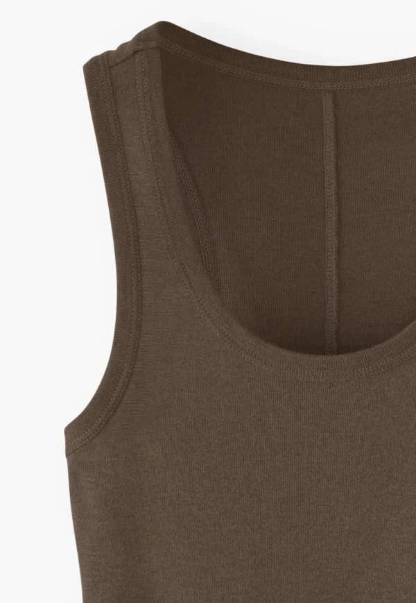 Women Wrap London Jersey Tops*Scoop-Neck Vest