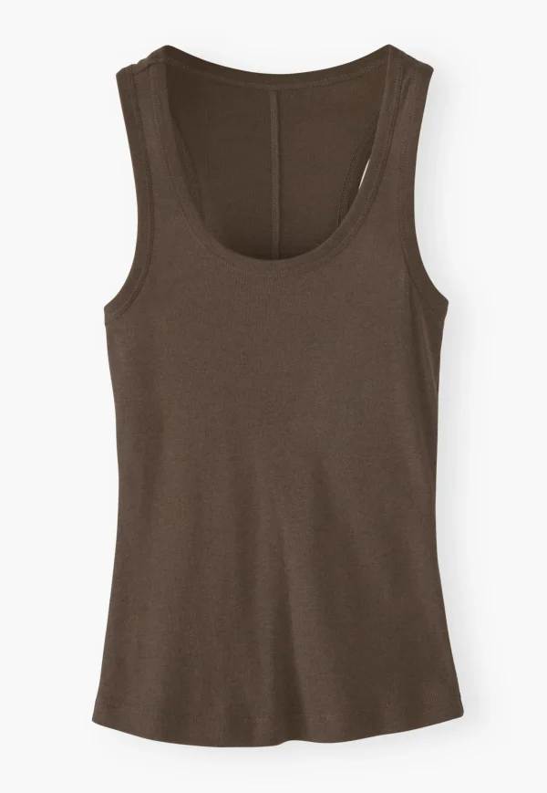 Women Wrap London Jersey Tops*Scoop-Neck Vest