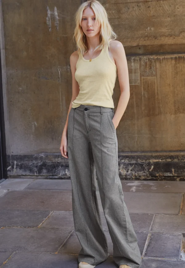 Women Wrap London Jersey Tops*Scoop-Neck Vest