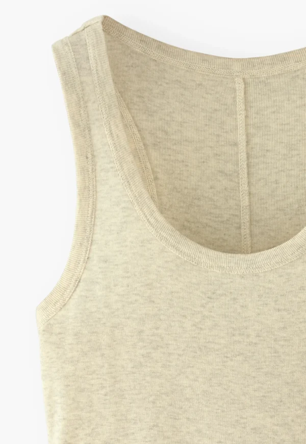 Women Wrap London Jersey Tops*Scoop-Neck Vest