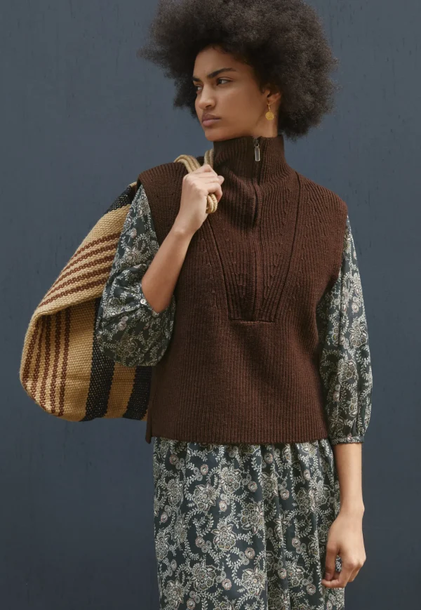 Women Wrap London Knitwear*Sleeveless Sweater