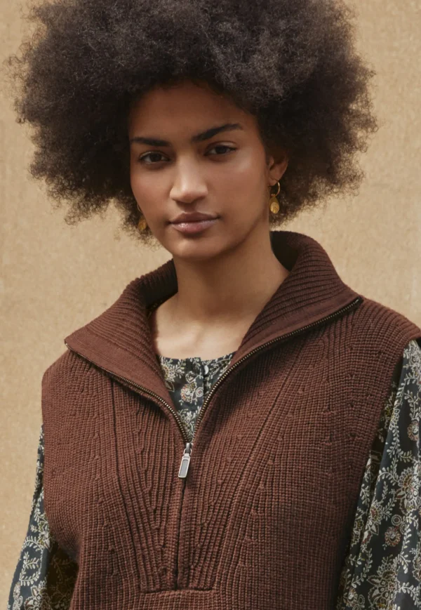 Women Wrap London Knitwear*Sleeveless Sweater
