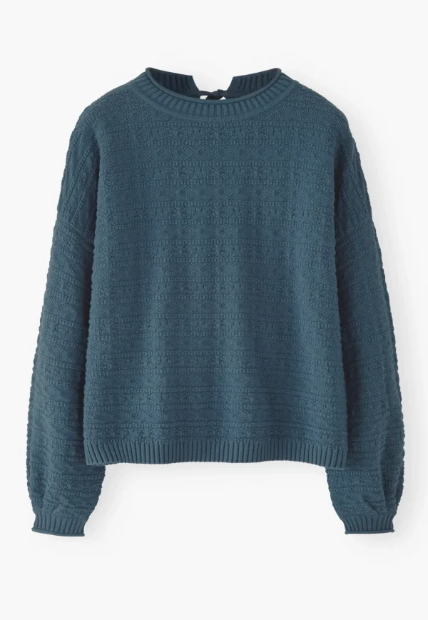 Women Wrap London Knitwear*Stitch-Detail Sweater