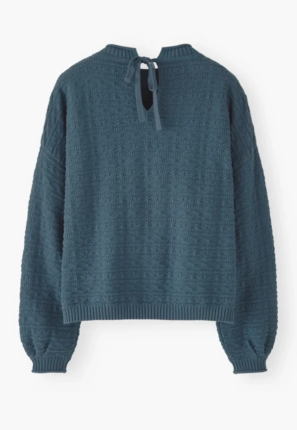 Women Wrap London Knitwear*Stitch-Detail Sweater