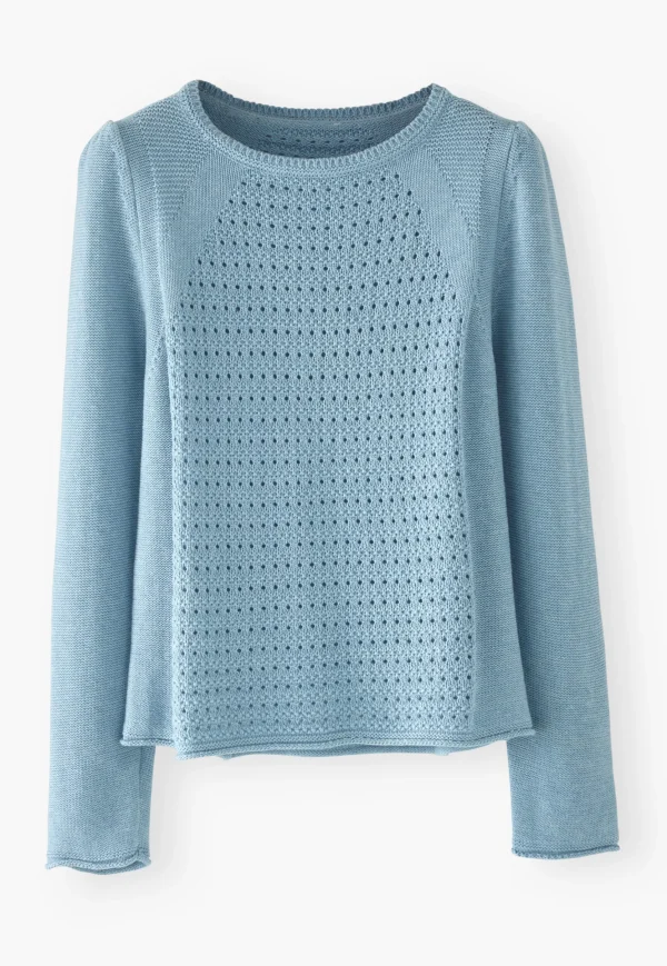 Women Wrap London Knitwear*Stitch-Mixing Sweater