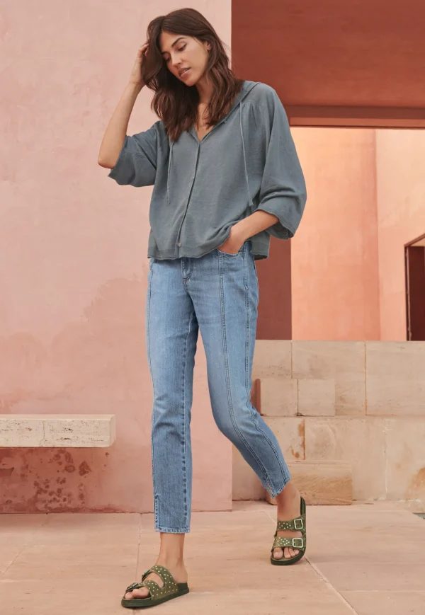 Women Wrap London Jeans & Trousers*Straight Cropped Jeans