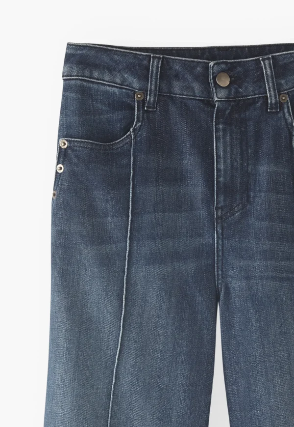 Women Wrap London Jeans & Trousers*Straight Turned-Up-Hem Jeans