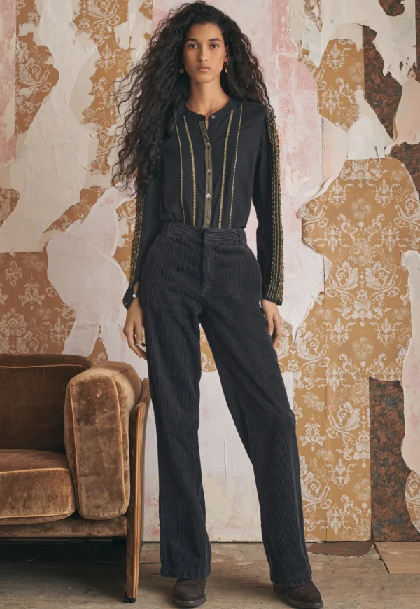 Women Wrap London Jeans & Trousers*Straight-Leg Cord Trousers